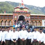 श्री बदरीनाथ धाम में पहली बार संघ का भव्य पथ संचलन हुआ आयोजित